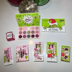 NIB ColourPop x The Grinch Entire Limited Edition Makeup Collection.